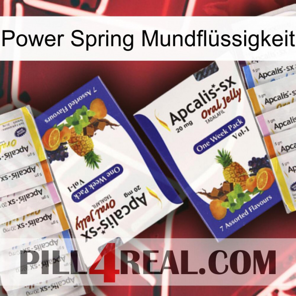 Power Spring Mundflüssigkeit 12
